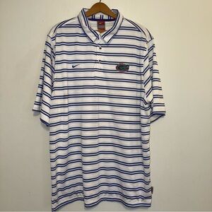 VTG Florida Gators Lined Polo Shirt Nike Team Sports Men's XL